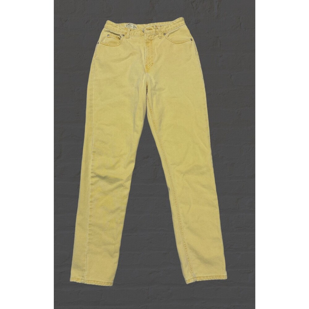 Vintage Banana Republic Yellow Jeans Womens Size 12 Safari and Travel Co Tag